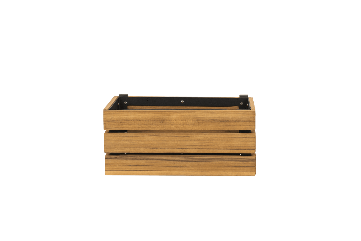 Mille Teakholzkiste für Gitter 30 x 17 cm