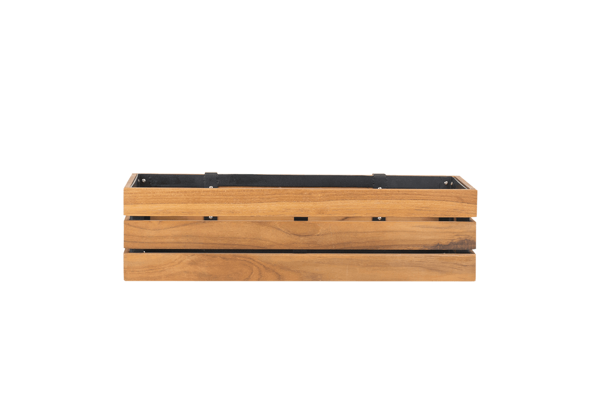 Mille Teakholzkiste für Gitter 50 x 21 cm