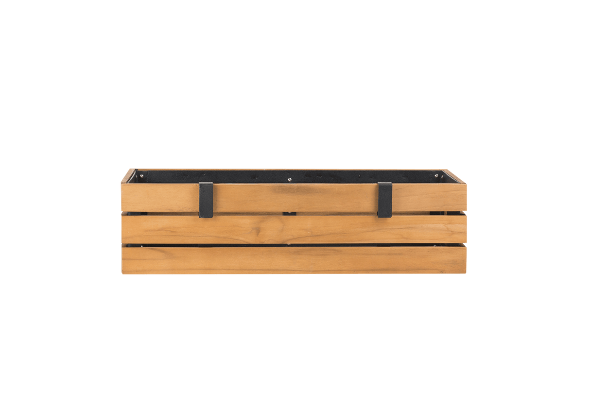 Mille Teakholzkiste für Gitter 50 x 21 cm