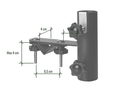 Milo Sonnenchirmhalterung für rundes Geländer