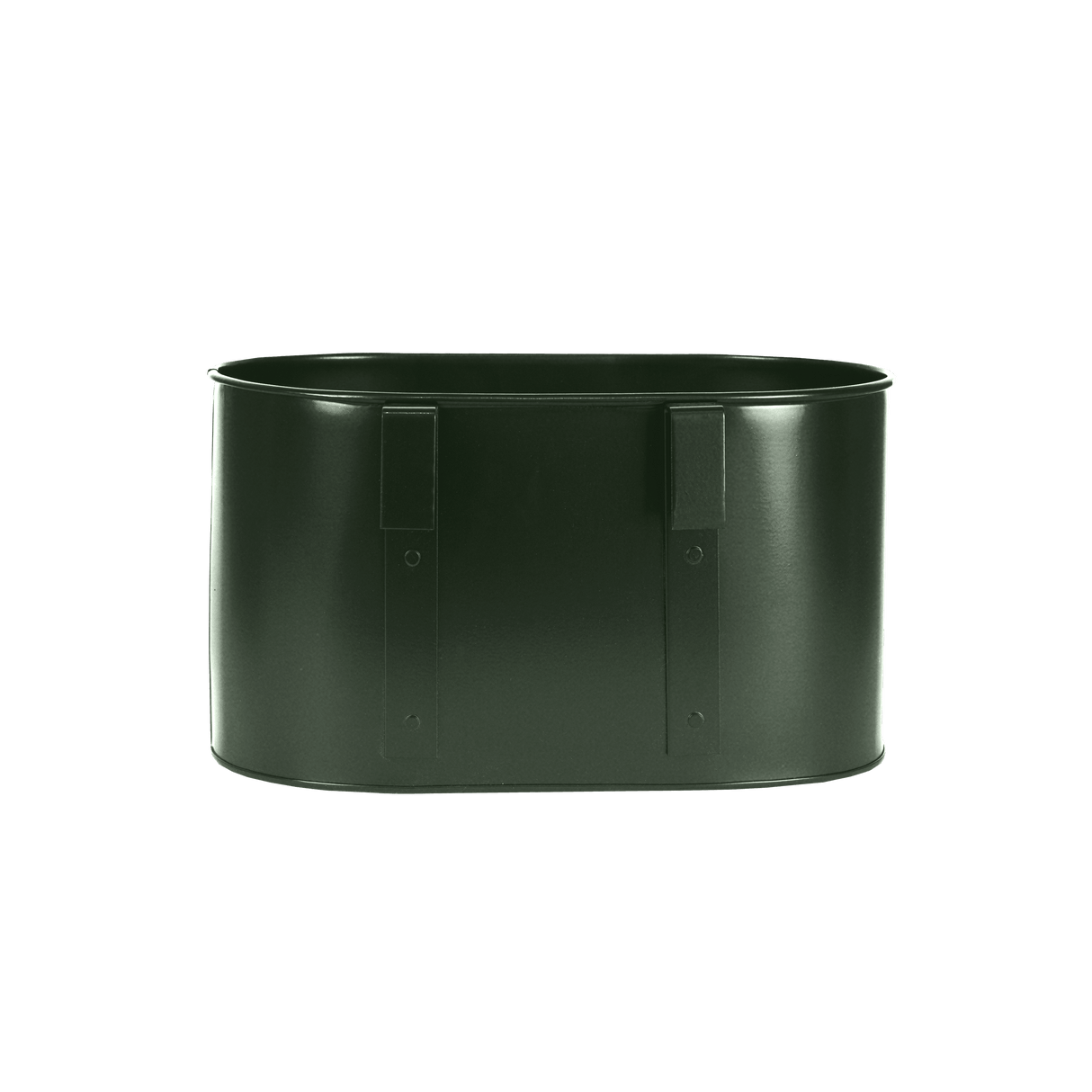 Ovalina Pflanzenbehalter für Gitter 30 x 17 cm grün