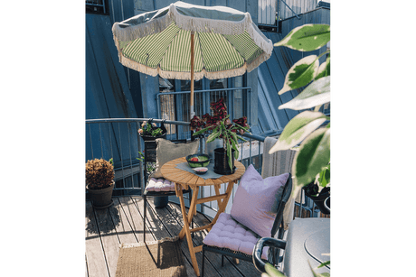 Rozette runder Klapptisch Ø70cm