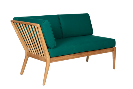 Sienna Teak High Back Lounge Sofa – linke Seite
