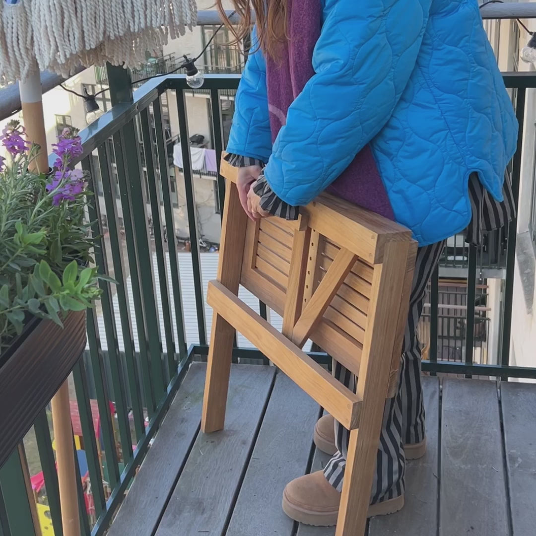 Evi teak Balkontisch 40 x 60 cm