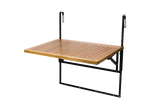 Alma teak Hängetisch mit Wäscheleine 100 x 60 cm