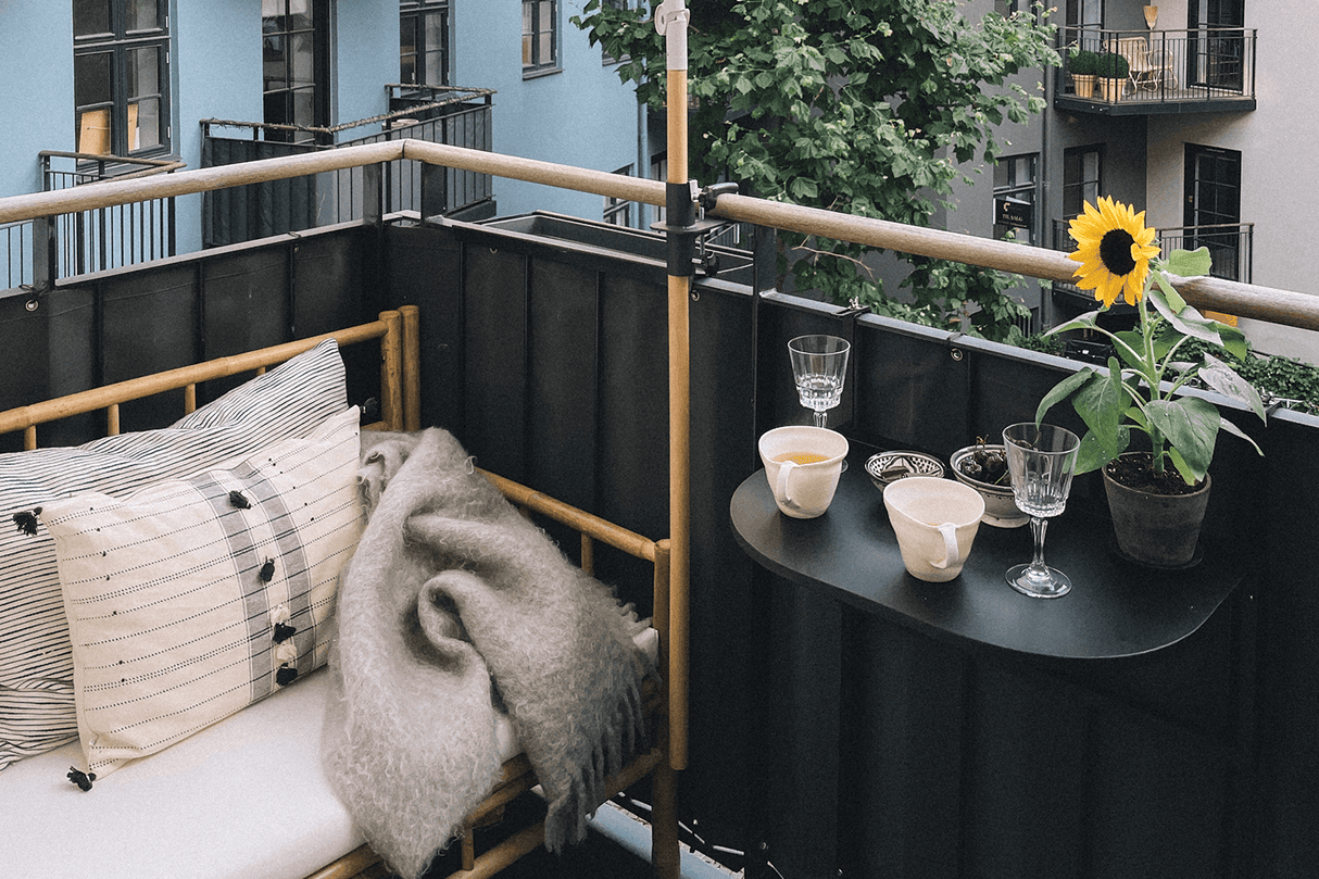 Sonnensegel für Balkone nach Maß - Stoff mit 10 Jahren Garantie