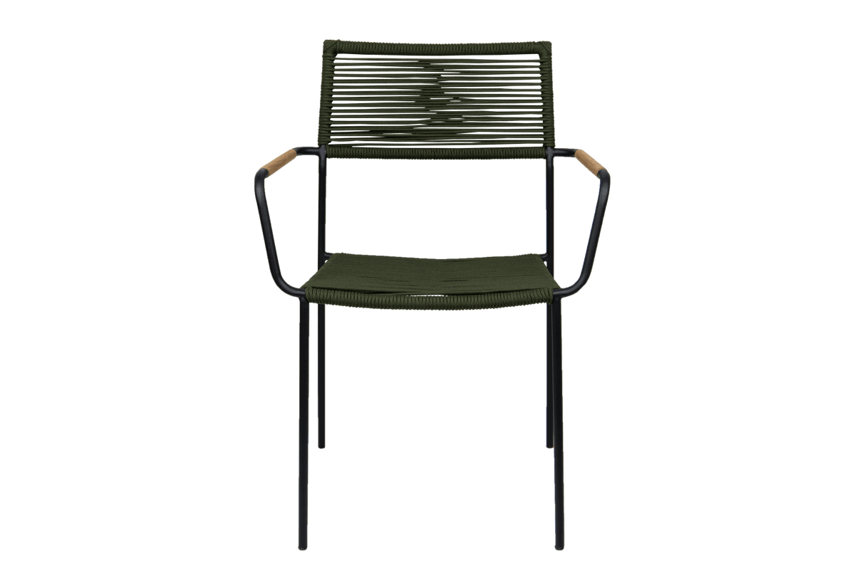 Freja Flechtstuhl mit Armlehne