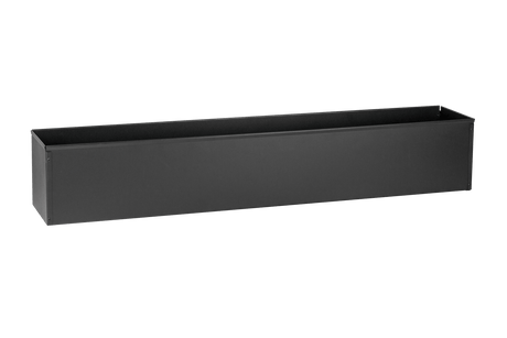 Liva schwarz Balkonblumenkasten ohne Halterung 60 / 80 / 100 cm