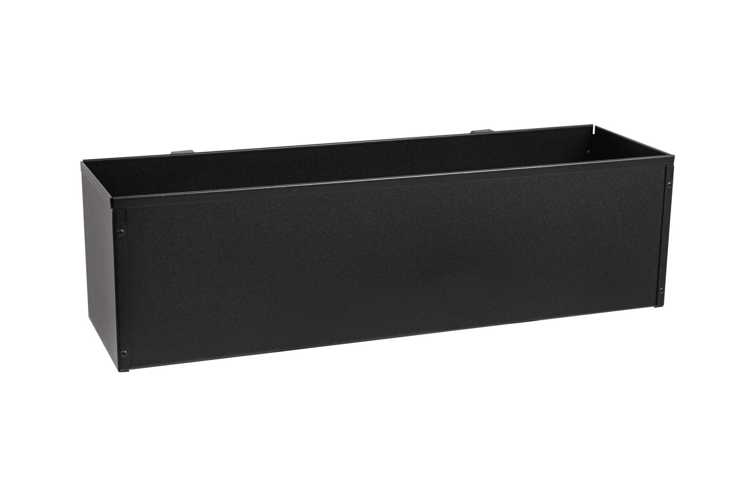 Liva schwarz Balkonblumenkasten 60 / 80 / 100 cm – Balconyliving.de