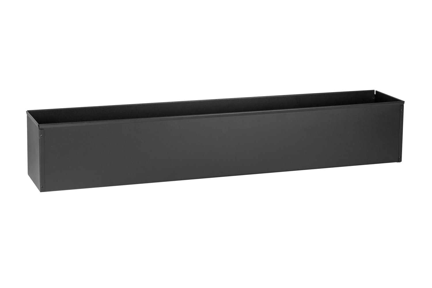 Liva schwarz Balkonblumenkasten 60 / 80 / 100 cm – Balconyliving.de