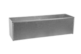 Liva Balkonblumenkasten aus verzinktem Eisen ohne Halterung 60 / 80 / 100 cm