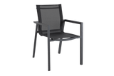 Delia Stapelstuhl mit Armlehne