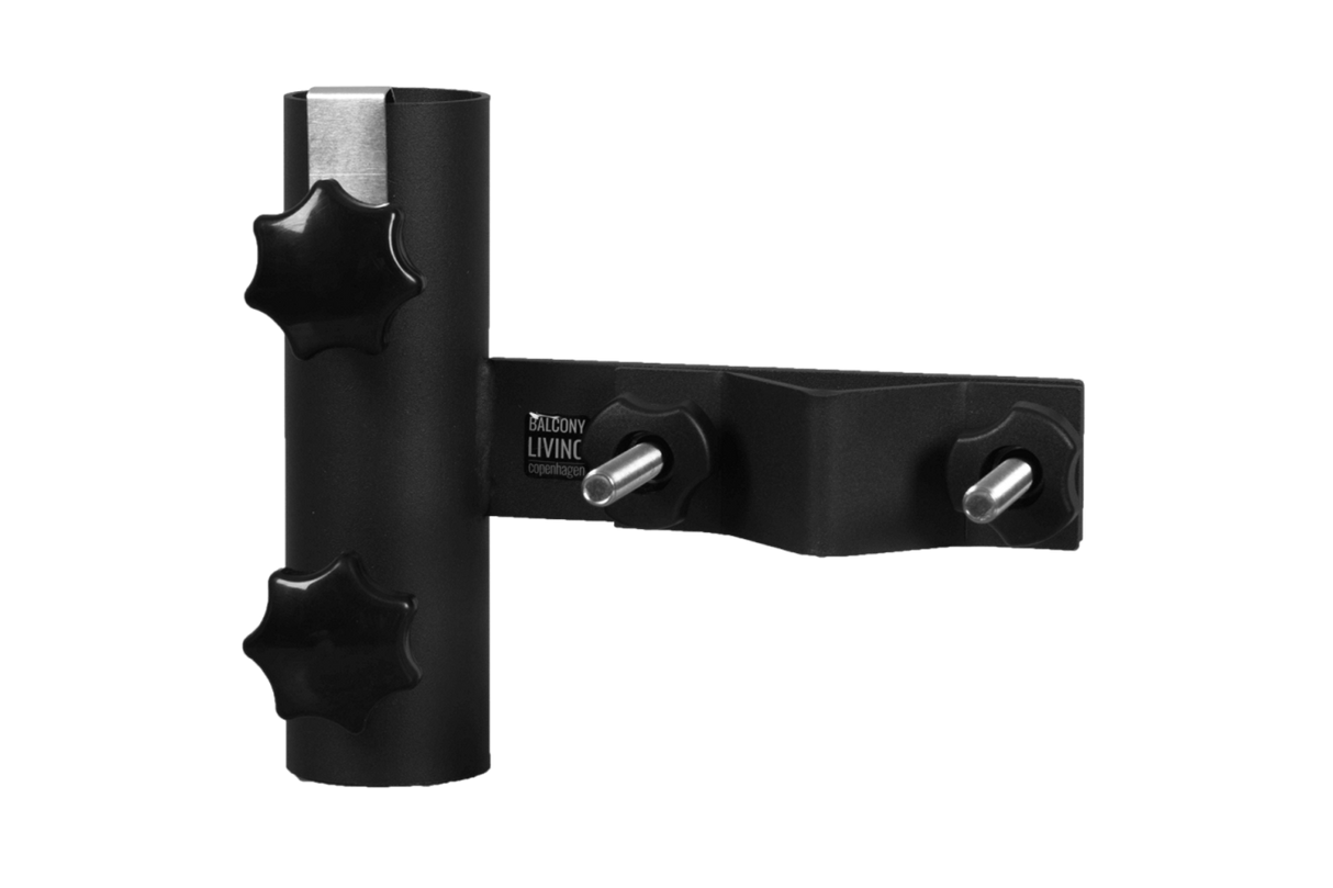 Carl Sonnenschirmhalter für vertikalen runden Geländerstangen