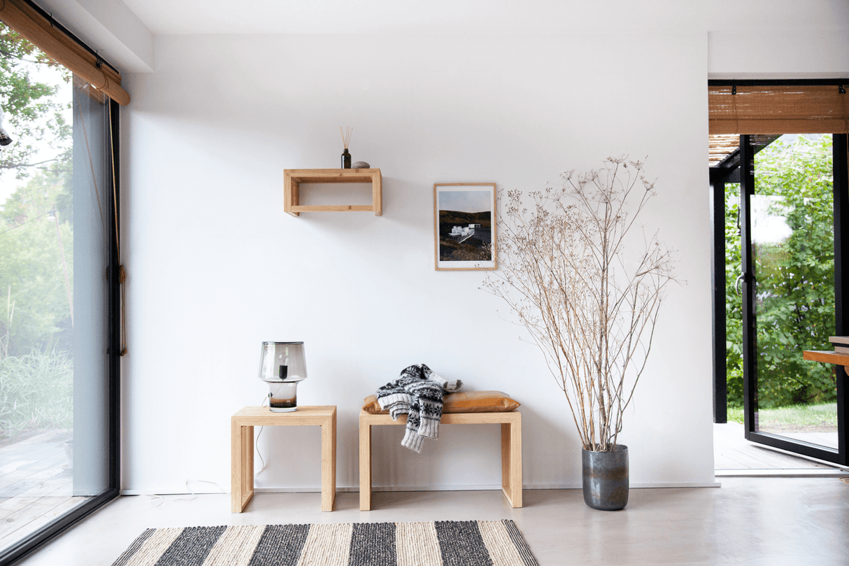 Leder Sitzkissen 73 x 35 cm