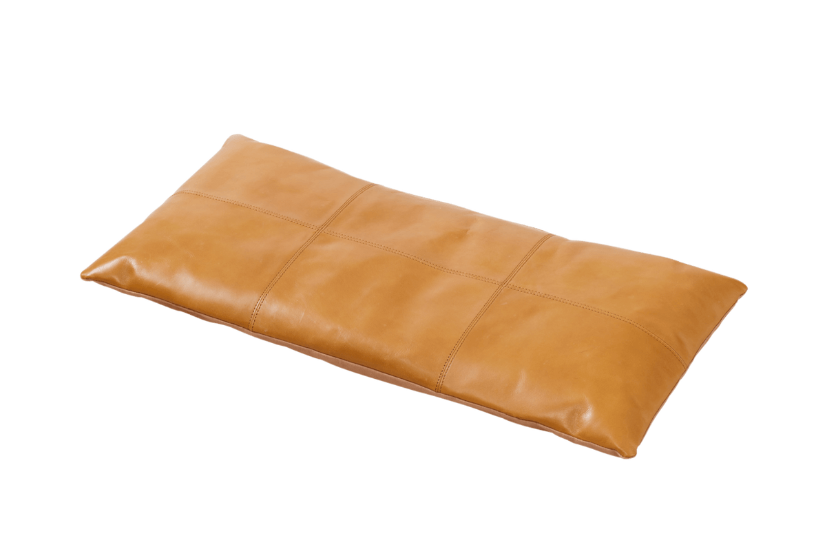 Leder Sitzkissen 73 x 35 cm