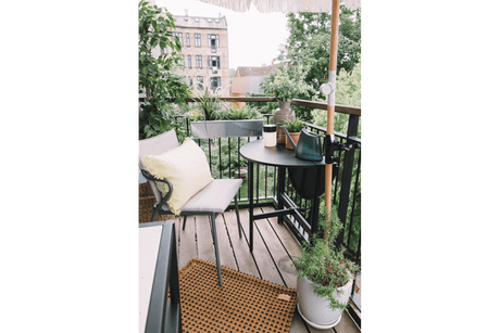 Clara metall Gateleg Tisch Ø80 cm