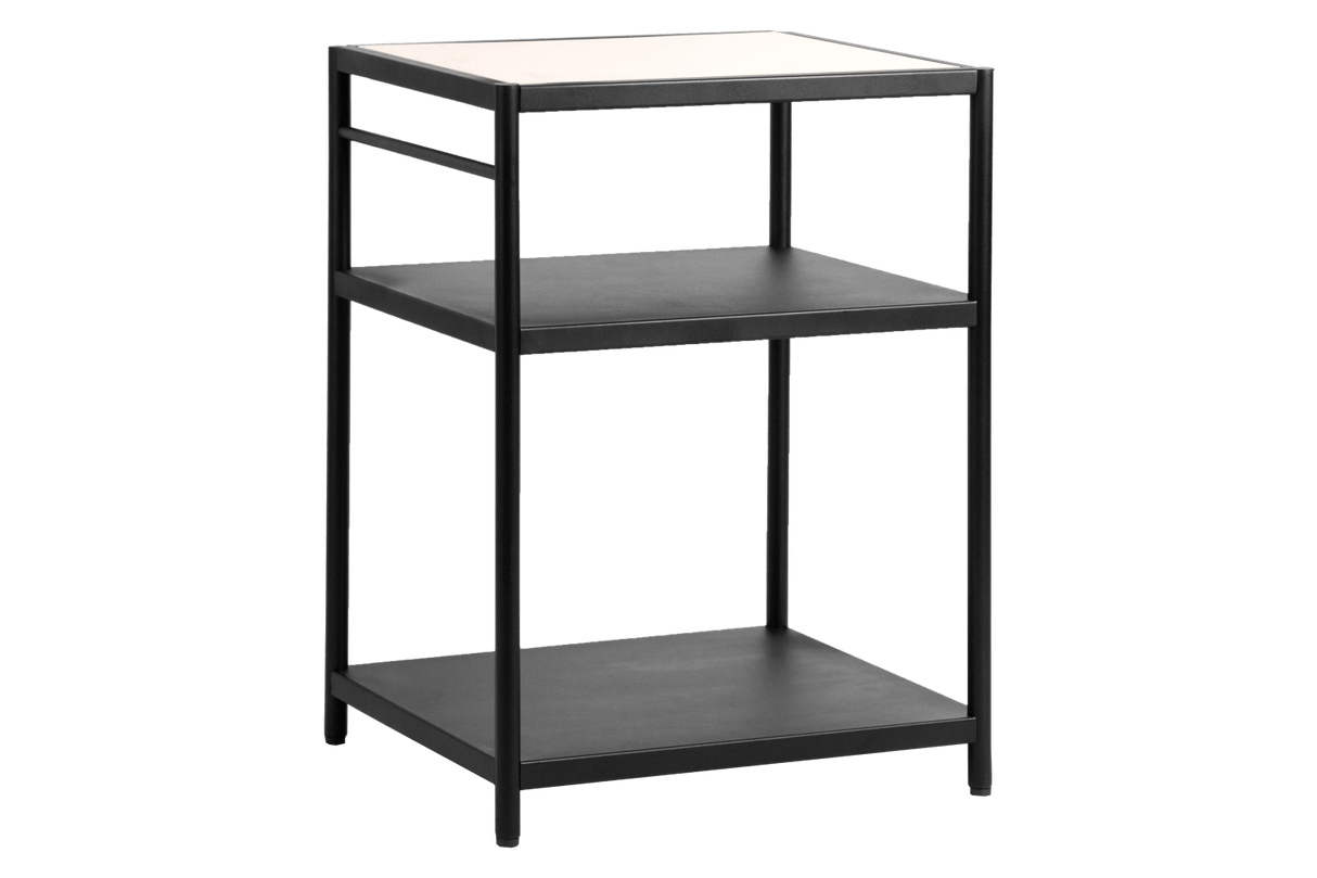 Dora metall Grilltisch mit superstone Tischplatte 60 x 50 x 80 cm