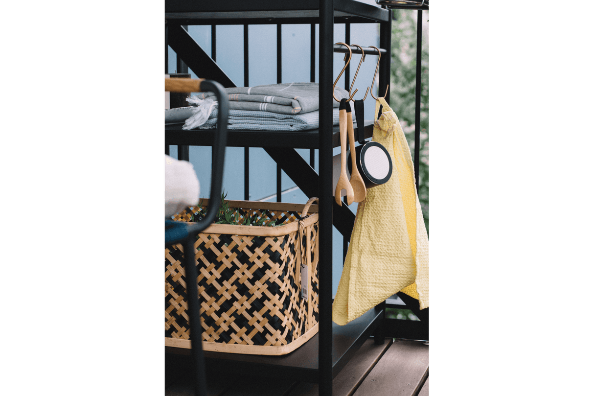 Dora metall Grilltisch mit superstone Tischplatte 60 x 50 x 80 cm