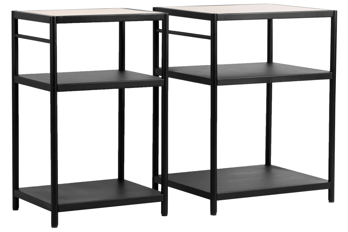 Dora metall Grilltisch mit superstone Tischplatte 60 x 50 x 80 cm