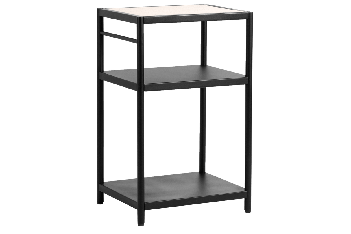 Dora metall Grilltisch mit superstone Tischplatte 50 x 40 x 80 cm