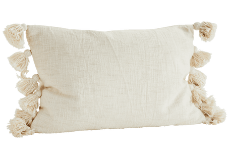 Kissenbezug mit Quasten 40 x 60 cm