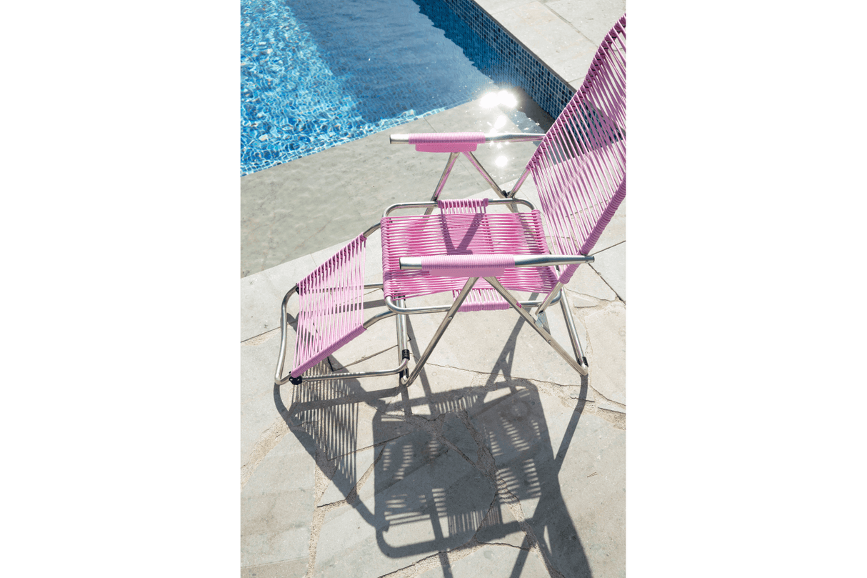 Spaghetti design Liegestuhl