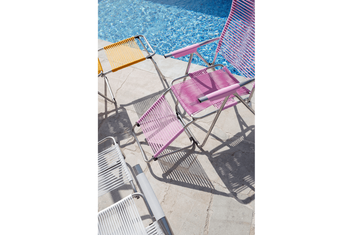 Spaghetti design Liegestuhl