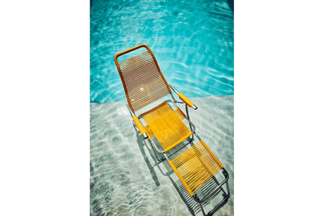 Spaghetti design Liegestuhl