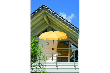 Foxi Sonnenschirmhalter für runde Geländer