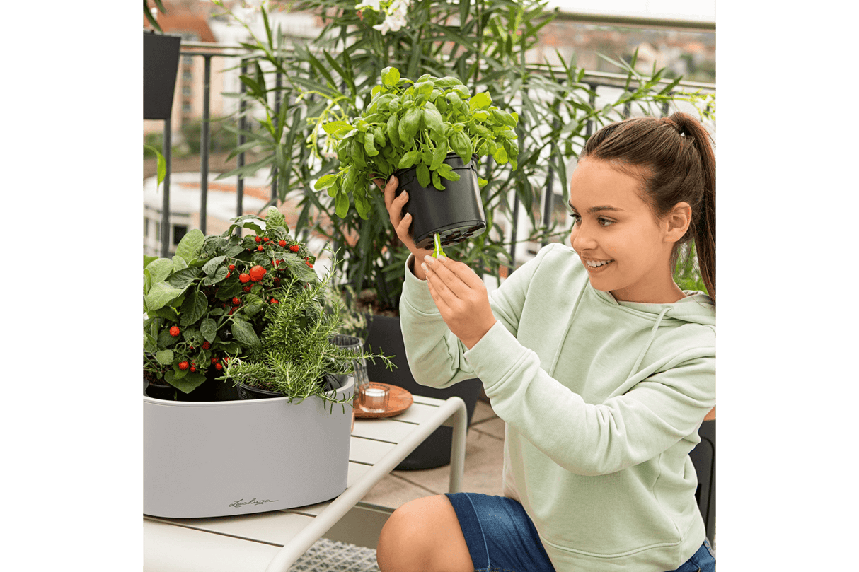 Pila color Pflanzgefäss für 4 Blumentopfe