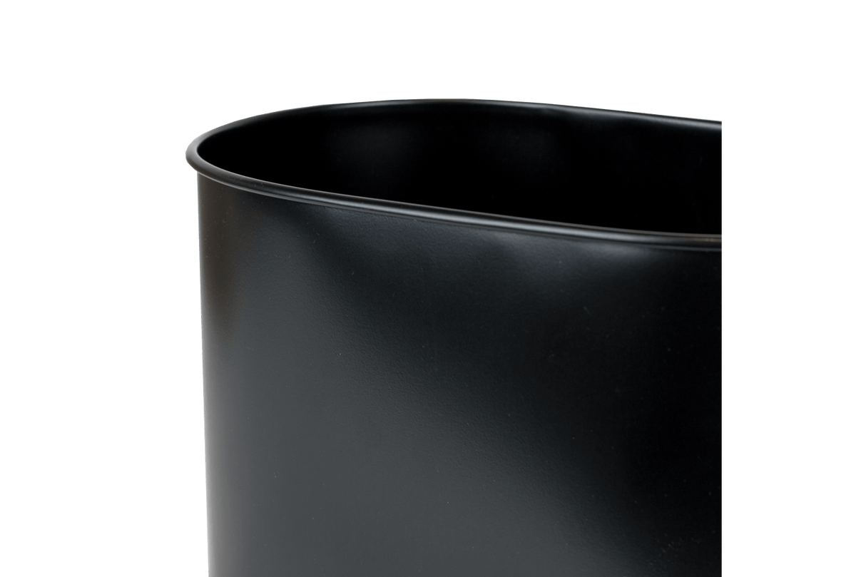 Ovalina Pflanzenbehalter für Gitter 30 x 17 cm schwarz