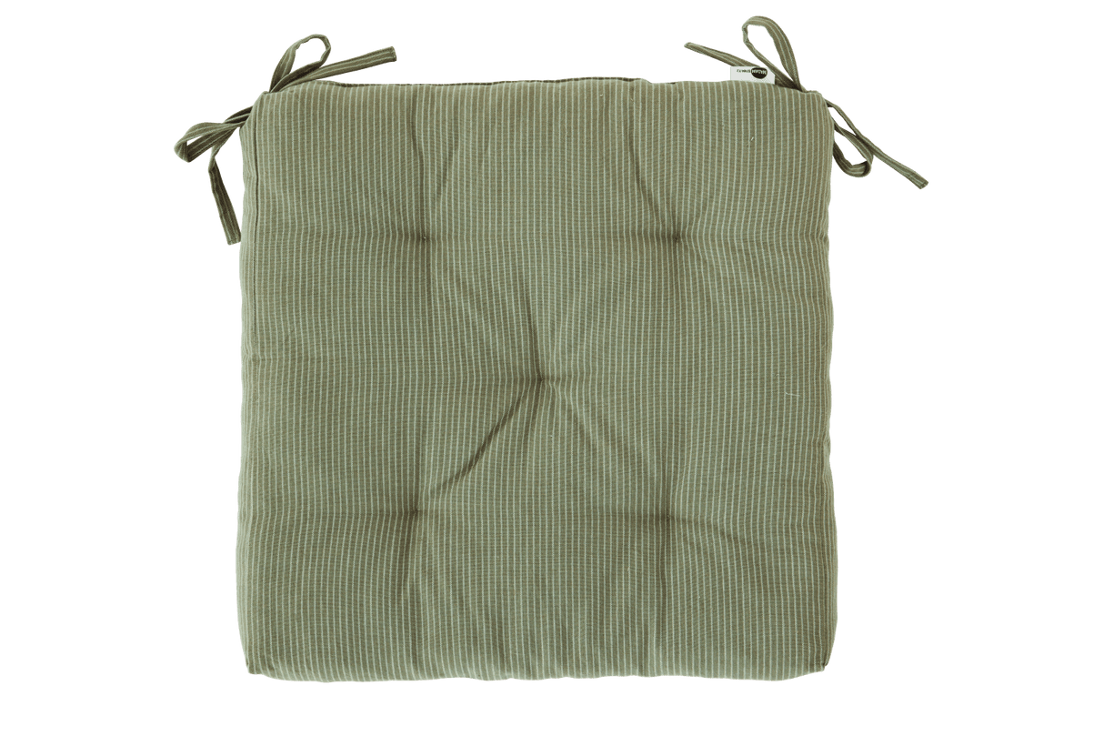 Sitzkissen mit Nadelstreifen 45 x 45 cm