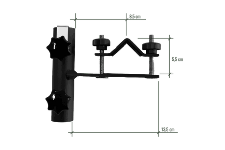 Rune Sonnenschirmhalter für rundes Geländer