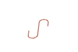 S-Haken für Gitter kupfer