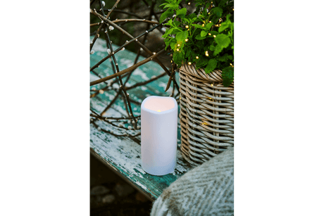 Storm Ø10 cm LED Kerze