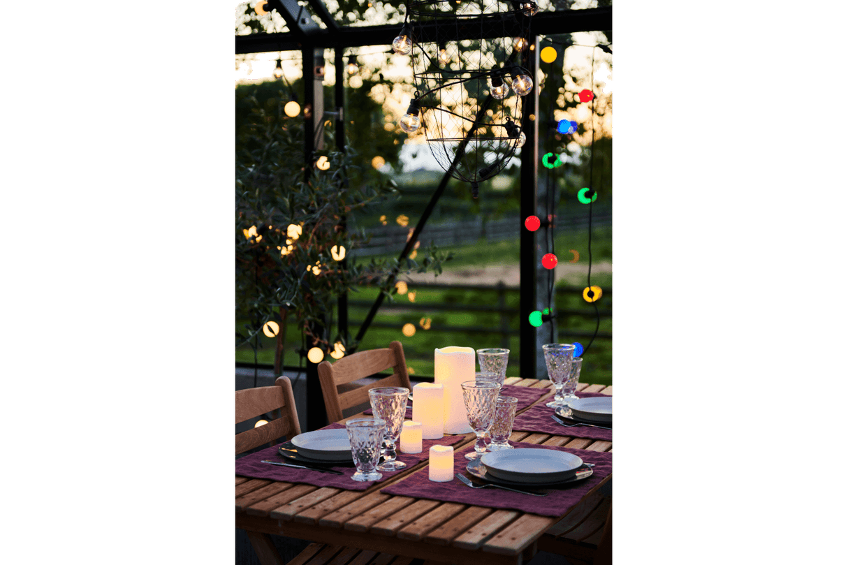 Storm Ø5 cm LED Kerzen set
