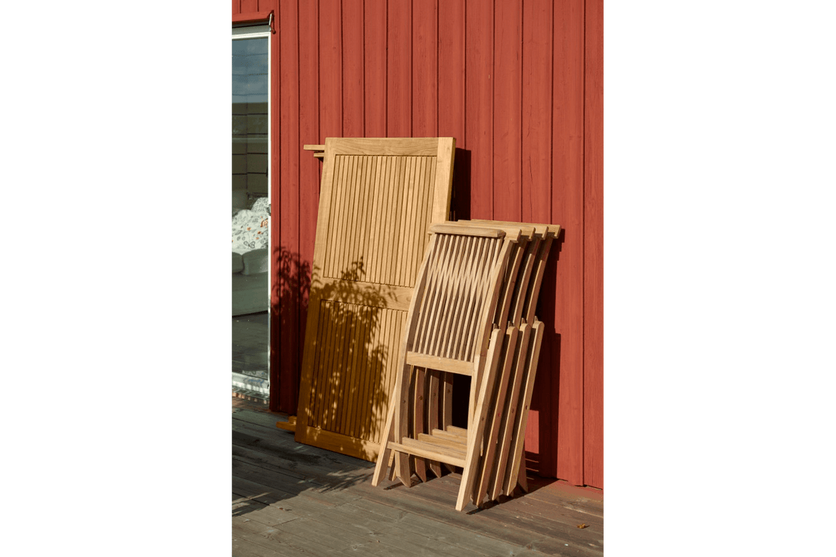 Turin teak Stuhl mit Armlehne