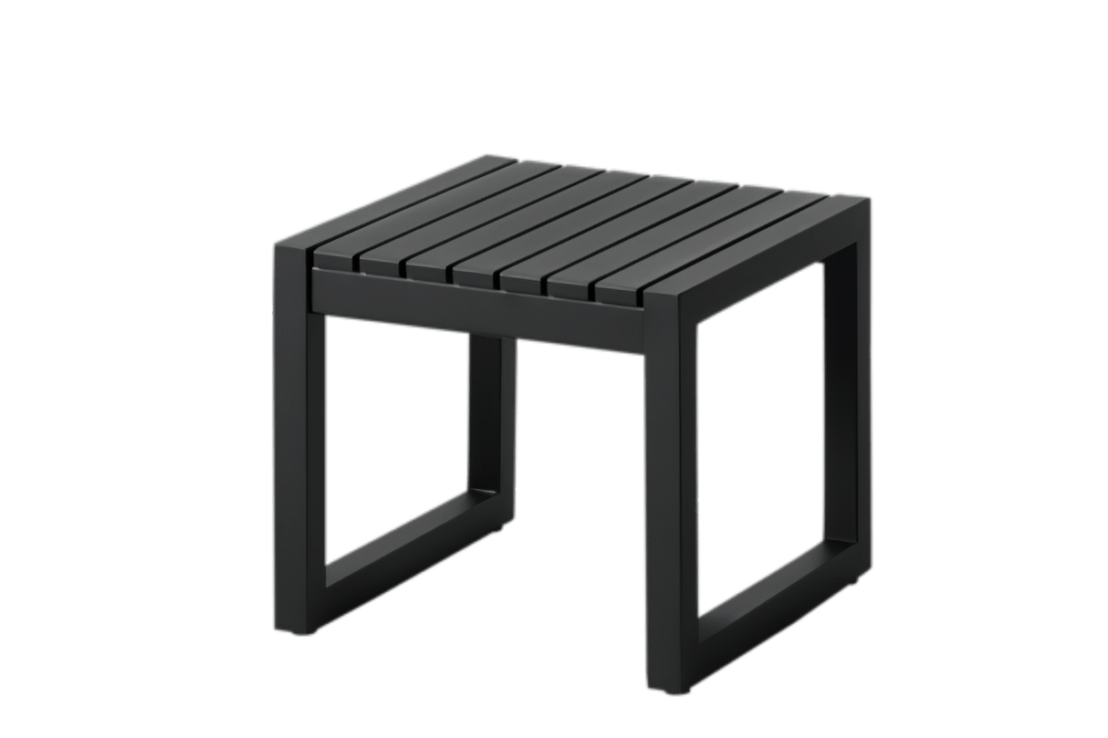 Vevi schwarz Beistelltisch 40 x 40 cm